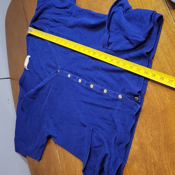 Last Chance! Michael Kors Short Sleeve Cardigan - Picture 11 of 13